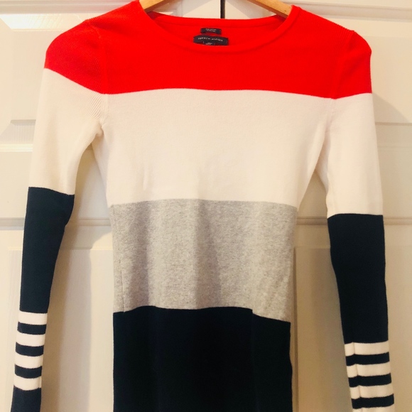 Tommy Hilfiger Striped Crew Neck Sweater - Picture 1 of 2